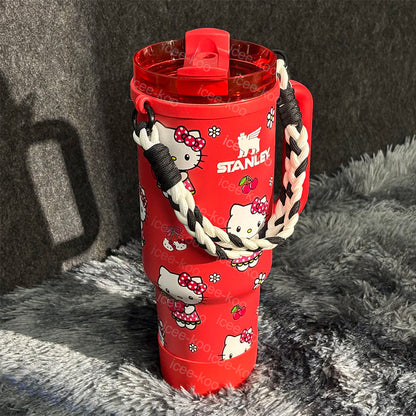 Cherry Kitty 40oz Tumbler 💕Includes Accessories💕