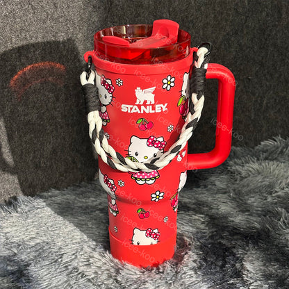 Cherry Kitty 40oz Tumbler 💕Includes Accessories💕